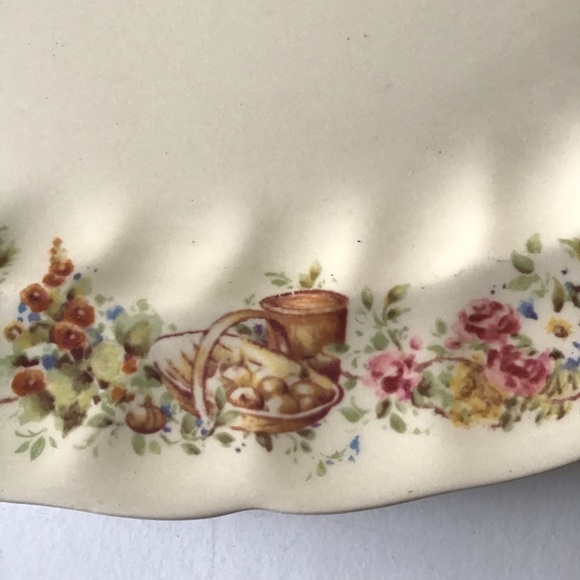 Vintage 1984 Johnson Brothers Lark Rise to Candleford Oval Serving Platter - Picture 3 of 6